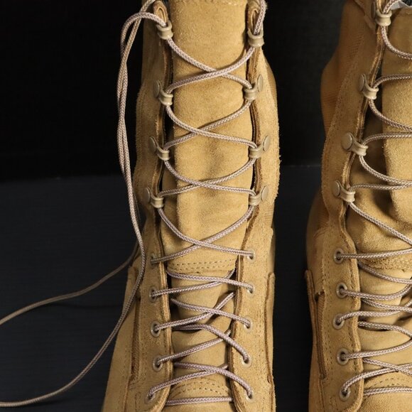 Altama Mens 11.5N Narrow Leather Desert Tan  Army Combat Boots SPE1C1-12-D-1053 - Picture 6 of 16